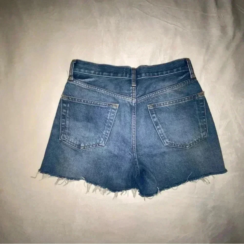 Zara Denim Mom Jean Shorts